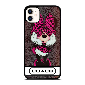 COACH NEW YORK MINNIE MOUSE CUTE iPhone 11 Case Cover COACH NEW YORK MINNIE MOUSE CUTE iPhone 11 Case Cover