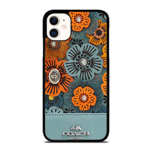 COACH NEW YORK BLUE TEA ROSE iPhone 11 Case Cover