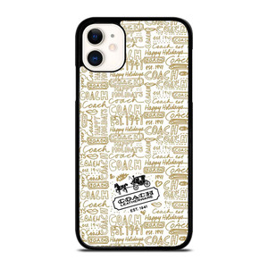COACH NEW YORK COLLAGE iPhone 11 Case Cover