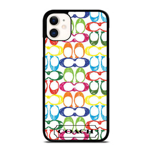 COACH NEW YORK COLORFUL 2 iPhone 11 Case Cover