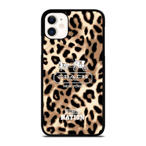 COACH NEW YORK PINK NATION LEPOARD iPhone 11 Case Cover COACH NEW YORK PINK NATION LEPOARD iPhone 11 Case Cover