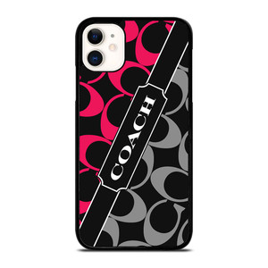COACH NEW YORK RED WHITE iPhone 11 Case Cover COACH NEW YORK RED WHITE iPhone 11 Case Cover