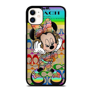 COACH RAINBOW MICKEY iPhone 11 Case Cover