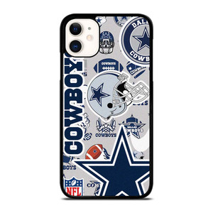 DALLAS COWBOYS NFL STICKER BOMB iPhone 11 Case Cover