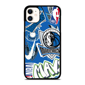 DALLAS MAVERICKS NBA STICKER BOMB iPhone 11 Case Cover DALLAS MAVERICKS NBA STICKER BOMB iPhone 11 Case Cover