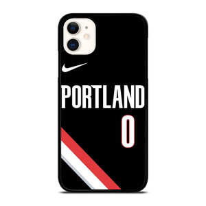 DAMIAN LILLARD PORTLAND TRAIL BLAZERS BLACK iPhone 11 Case Cover