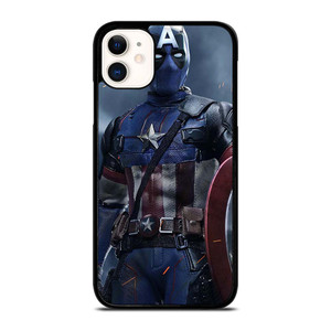 DEADPOOL CAPTAIN AMERICA MARVEL iPhone 11 Case Cover DEADPOOL CAPTAIN AMERICA MARVEL iPhone 11 Case Cover