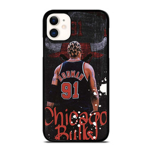 DENNIS RODMAN CHICAGO BULLS RETRO iPhone 11 Case Cover DENNIS RODMAN CHICAGO BULLS RETRO iPhone 11 Case Cover