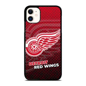 DETROIT RED WINGS HALFTONE EFFECT iPhone 11 Case Cover