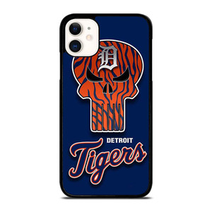 DETROIT TIGERS SKULL LOGO iPhone 11 Case Cover DETROIT TIGERS SKULL LOGO iPhone 11 Case Cover