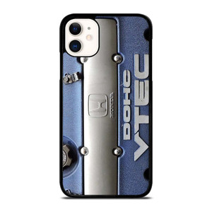 DOHC VTEC HONDA ENGINE BLUE iPhone 11 Case Cover