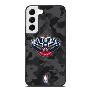 NEW ORLEANS PELICANS BLACK CAMO Samsung Galaxy S22 Case Cover