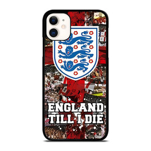 ENGLAND TILL I DIED THREE LIONS iPhone 11 Case Cover ENGLAND TILL I DIED THREE LIONS iPhone 11 Case Cover