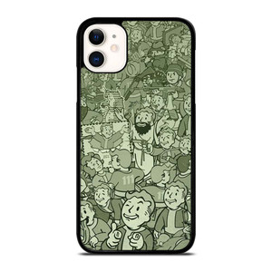 FALLOUT VAULT BOY ALL CHARACTER iPhone 11 Case Cover FALLOUT VAULT BOY ALL CHARACTER iPhone 11 Case Cover