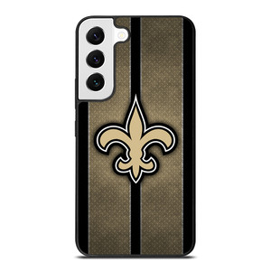 NEW ORLEANS SAINTS NFL METAL STRIPE Samsung Galaxy S22 Case Cover