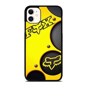 FOX RACING YELLOW METAL iPhone 11 Case Cover