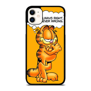 GARFIELD LAZY CAT QUOTE iPhone 11 Case Cover