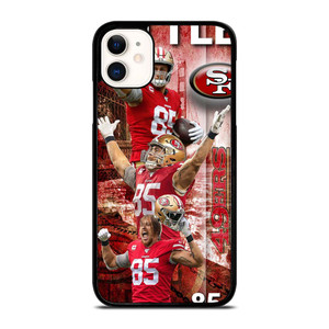 GEORGE KITTLE SAN FRANCISCO 49ERS 2 iPhone 11 Case Cover GEORGE KITTLE SAN FRANCISCO 49ERS 2 iPhone 11 Case Cover
