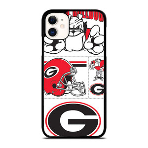 GEORGIA BULLDOGS STICKER COLLECTION iPhone 11 Case Cover