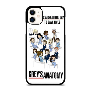 GREY'S ANATOMY ALL CARTOON iPhone 11 Case Cover