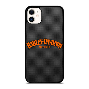 HARLEY DAVIDSON MOTOR CO CARBON iPhone 11 Case Cover