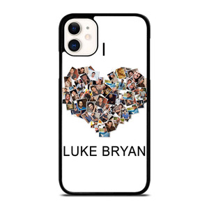 I LOVE LUKE BRYAN COLLAGE iPhone 11 Case Cover