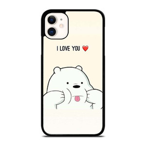 ICE BEAR WE BARE BEARS CUTE iPhone 11 Case Cover