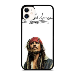 JACK SPARROW SIGNATURE PIRATES OF THE CARIBBEAN iPhone 11 Case Cover JACK SPARROW SIGNATURE PIRATES OF THE CARIBBEAN iPhone 11 Case Cover