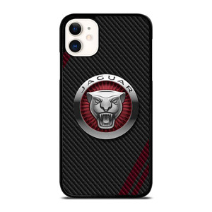 JAGUAR CARBON STRIPE LOGO iPhone 11 Case Cover