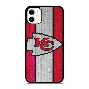 KANSAS CITY CHIEFS WOODEN LOGO iPhone 11 Case Cover