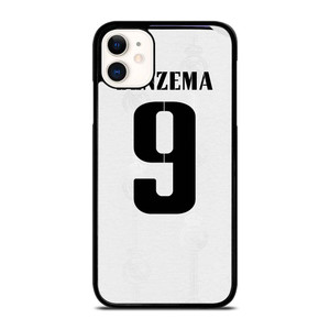 KARIM BENZEMA REAL MADRID 2022 KIT iPhone 11 Case Cover KARIM BENZEMA REAL MADRID 2022 KIT iPhone 11 Case Cover
