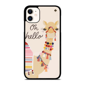 KATE SPADE CAMEL OH HELLO iPhone 11 Case Cover