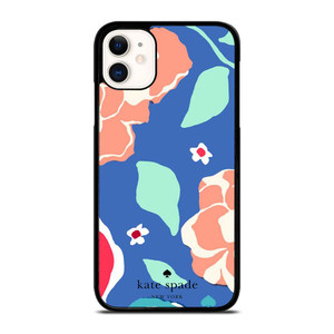 KATE SPADE NEW YORK BLUE FLORAL iPhone 11 Case Cover