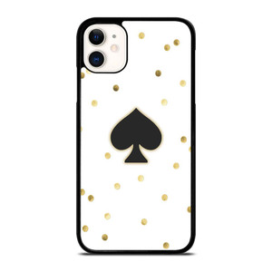 KATE SPADE NEW YORK LOGO GOLD iPhone 11 Case Cover
