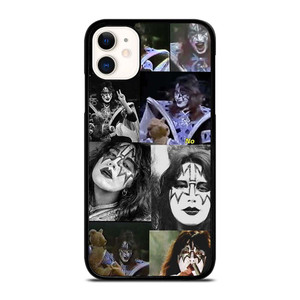 KISS BAND ACE FREHLEY COLLAGE iPhone 11 Case Cover