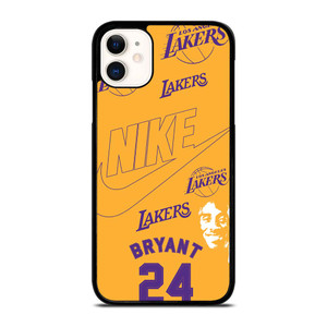 KOBER BRYANT LAKERS NIKE YELLOW iPhone 11 Case Cover KOBER BRYANT LAKERS NIKE YELLOW iPhone 11 Case Cover