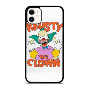 KRUSTY THE CLOWN THE SIMPSONS iPhone 11 Case Cover KRUSTY THE CLOWN THE SIMPSONS iPhone 11 Case Cover