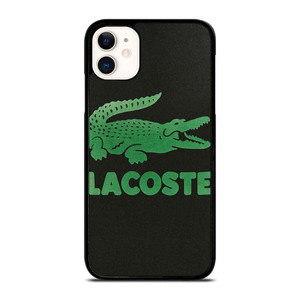 LACOSTE CROCODILE SUEDE iPhone 11 Case Cover LACOSTE CROCODILE SUEDE iPhone 11 Case Cover