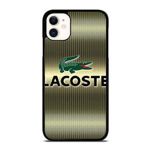 LACOSTE GOLD EMBLEM iPhone 11 Case Cover LACOSTE GOLD EMBLEM iPhone 11 Case Cover