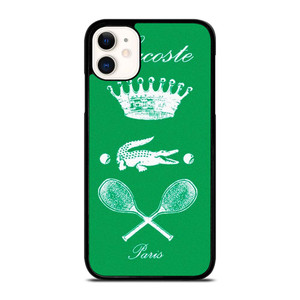 LACOSTE TENNIS PARIS iPhone 11 Case Cover LACOSTE TENNIS PARIS iPhone 11 Case Cover