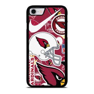 ARIZONA CARDINALS NFL STICKER BOMB iPhone SE 2022 Case Cover