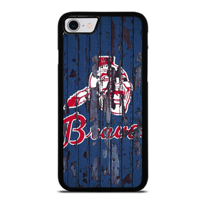 ATLANTA BRAVES RUSTY WOOD iPhone SE 2022 Case Cover