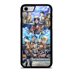 ATTACK ON TITAN ANIME CHARACTER iPhone SE 2022 Case Cover