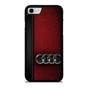 AUDI CAR RED LEATHER iPhone SE 2022 Case Cover