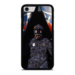 BAPE CAMO SHARK PARIS SAINT GERMAIN iPhone SE 2022 Case Cover