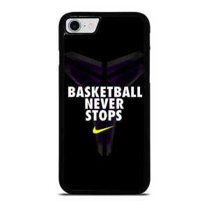 BASKETBALL NEVER STOPS BLACK MAMBA iPhone SE 2022 Case Cover
