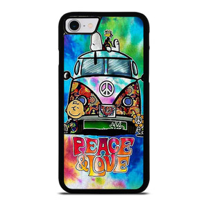 CHARLIE BROWN PEANUTS PEACE LOVE iPhone SE 2022 Case Cover