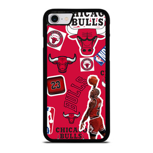 CHICAGO BULLS STICKER BOMB iPhone SE 2022 Case Cover