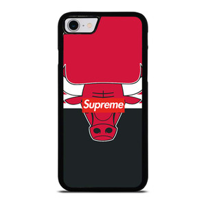 CHICAGO BULLS SUPREME LOGO iPhone SE 2022 Case Cover