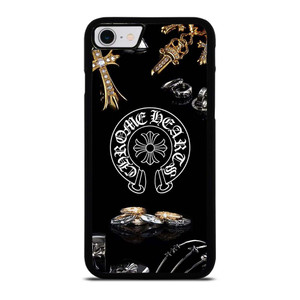 CHROME HEARTS METAL LOGO iPhone SE 2022 Case Cover